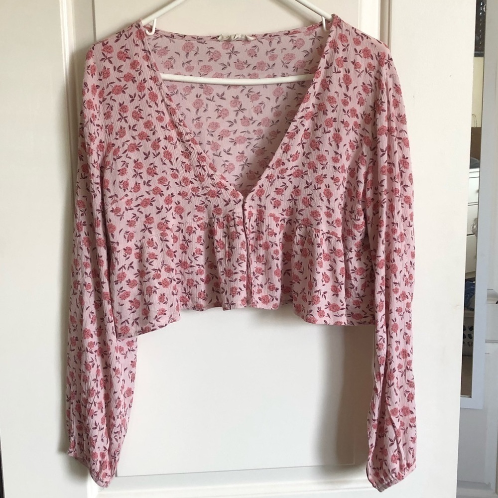 Pink Rose Blouse